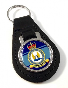 RAF Station Danesfield Leather Key Fob