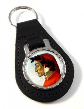 Dante Alighieri Leather Key Fob