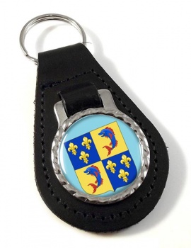 Dauphine (France) Leather Key Fob