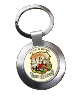 District of Columbia Metal Key Ring