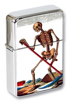 La Mort (Death) Tarot Flip Top Lighter