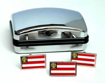 s-Hertogenbosch Den Bosch (Netherlands) Flag Cufflink and Tie Pin Set