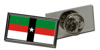 Denison TX Flag Pin Badge