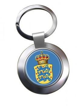 Kingdom of Denmark Metal Key Ring