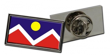 Denver CO Flag Pin Badge