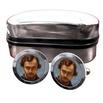 Dante Gabriel Rossetti Round Cufflinks