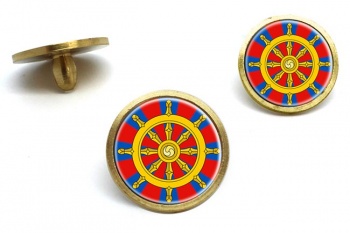 Dharmacakra Wheel of Dharma Golf Ball Markers
