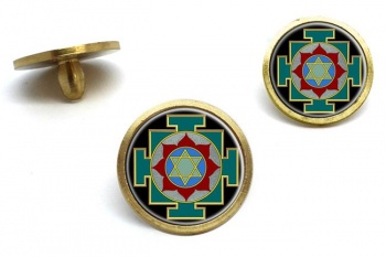 Dhumavati Yantra Golf Ball Markers