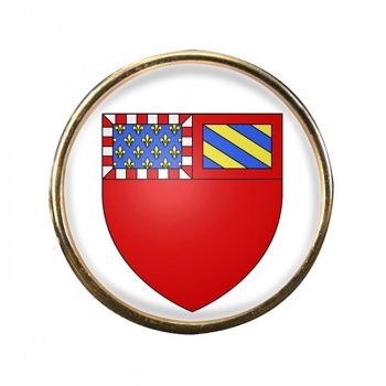 Dijon (France) Round Pin Badge