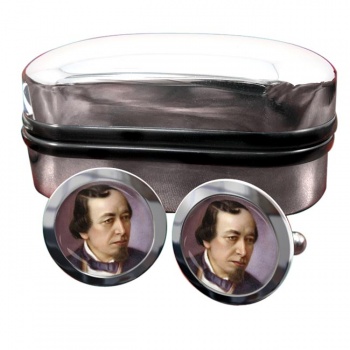 Benjamin Disraeli Round Cufflinks