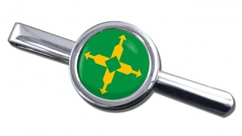 Distrito Federal (Brazil) Round Tie Clip