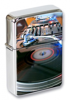 DJ Decks Flip Top Lighter