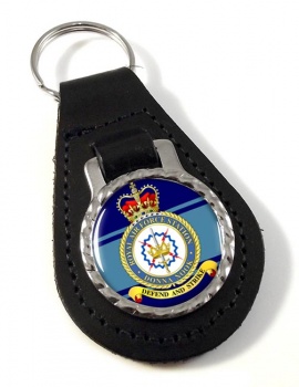 RAF Station Donna Nook Leather Key Fob