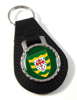 County Donegal (Ireland) Leather Key Fob