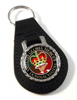 Donnachaidh Scottish Clan Leather Key Fob