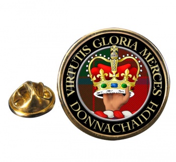 Donnachaidh Scottish Clan Round Pin Badge