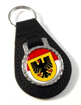Dortmund (Germany) Leather Key Fob