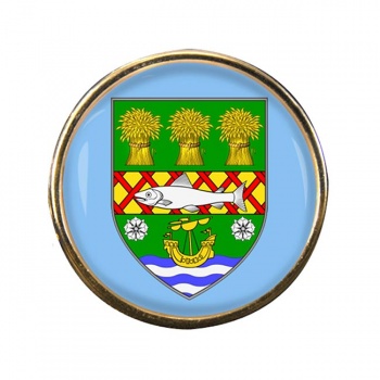 County Down (UK) Round Pin Badge