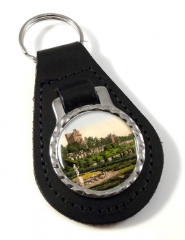 Drummond Castle Crieff Perthshire Leather Key Fob
