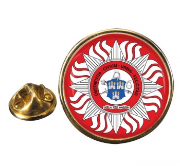 Dublin Fire Brigade Round Pin Badge