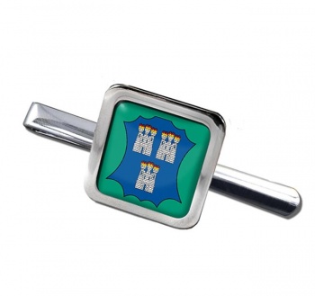 Dublin (Ireland) Square Tie Clip