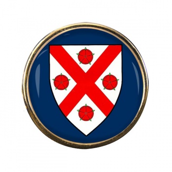 Dunbartonshire (Scotland) Round Pin Badge