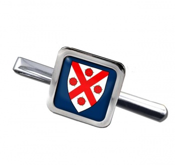 Dunbartonshire (Scotland) Square Tie Clip