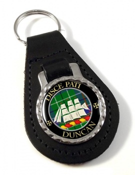 Duncan Scottish Clan Leather Key Fob