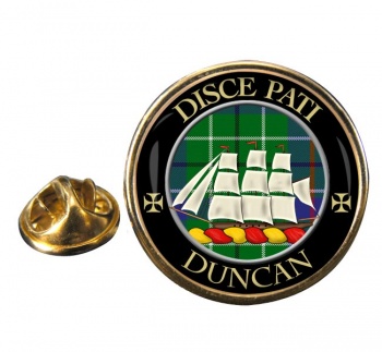 Duncan Scottish Clan Round Pin Badge