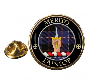 Dunlop Scottish Clan Round Pin Badge