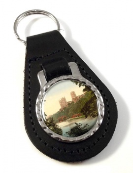 Durham Cathedral Leather Key Fob