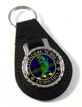 Durward Scottish Clan Leather Key Fob