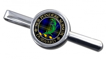 Durward Scottish Clan Round Tie Clip