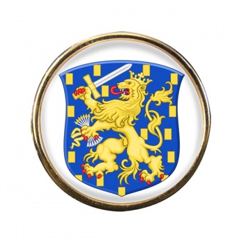 Groot Rijkswapen (Netherlands) Round Pin Badge