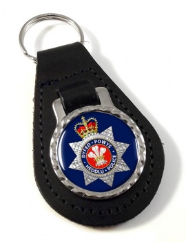 Dyfed Powys Police Leather Key Fob
