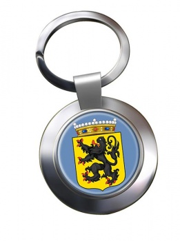 Oost-Vlaanderen (Belgium) Metal Key Ring