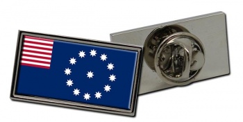 Easton PA Flag Pin Badge