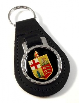 Eastern Counties Railway Leather Key Fob