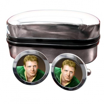 Eddie Cochrane Round Cufflinks