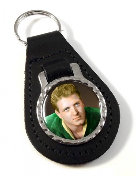 Eddie Cochrane Leather Key Fob