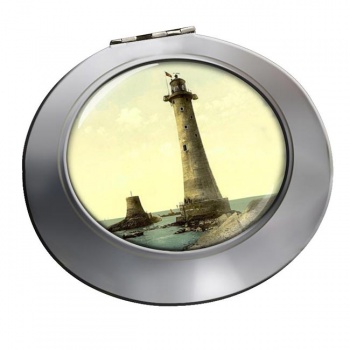 Eddystone Lighthouse Chrome Mirror