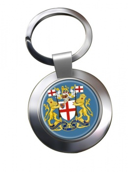 East India Company Chrome Key Ring
