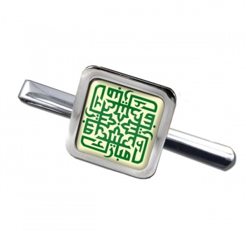 Eid Mubarak Square Tie Clip