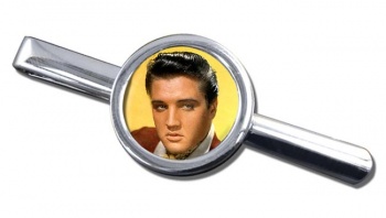Elvis Round Tie Clip