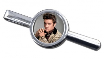 Elvis Aaron Presley Round Tie Clip