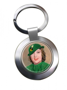 Ethel Merman Chrome Key Ring