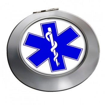 EMS Star of Life Chrome Mirror