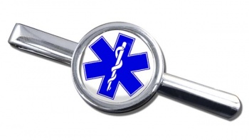 EMS Star of Life Round Tie Clip