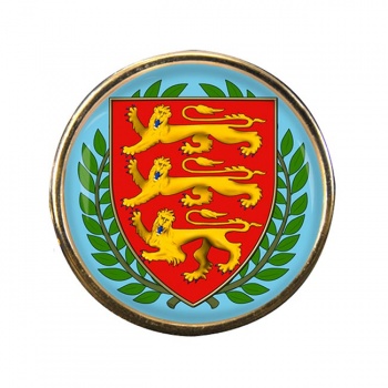 England Round Pin Badge