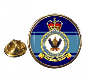 RAF Station Episkopi Round Pin Badge
